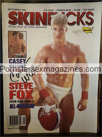 95 vintage XXX gay porn AUTOGRAPHED by Casey Williams